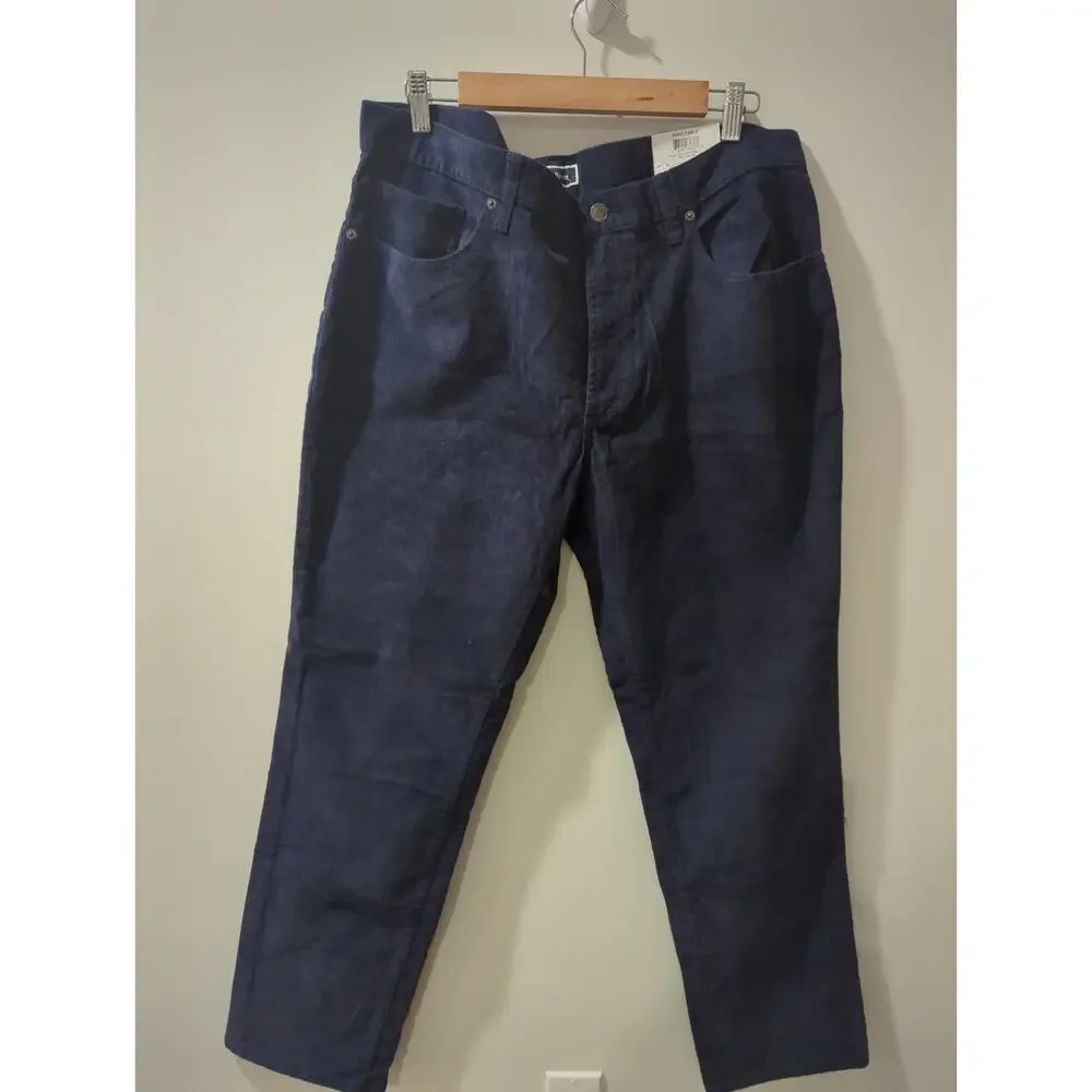 Club Room Blue Corduroy Stretch Men's Pants NEW